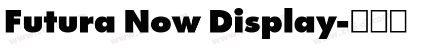 Futura Now Display字体转换